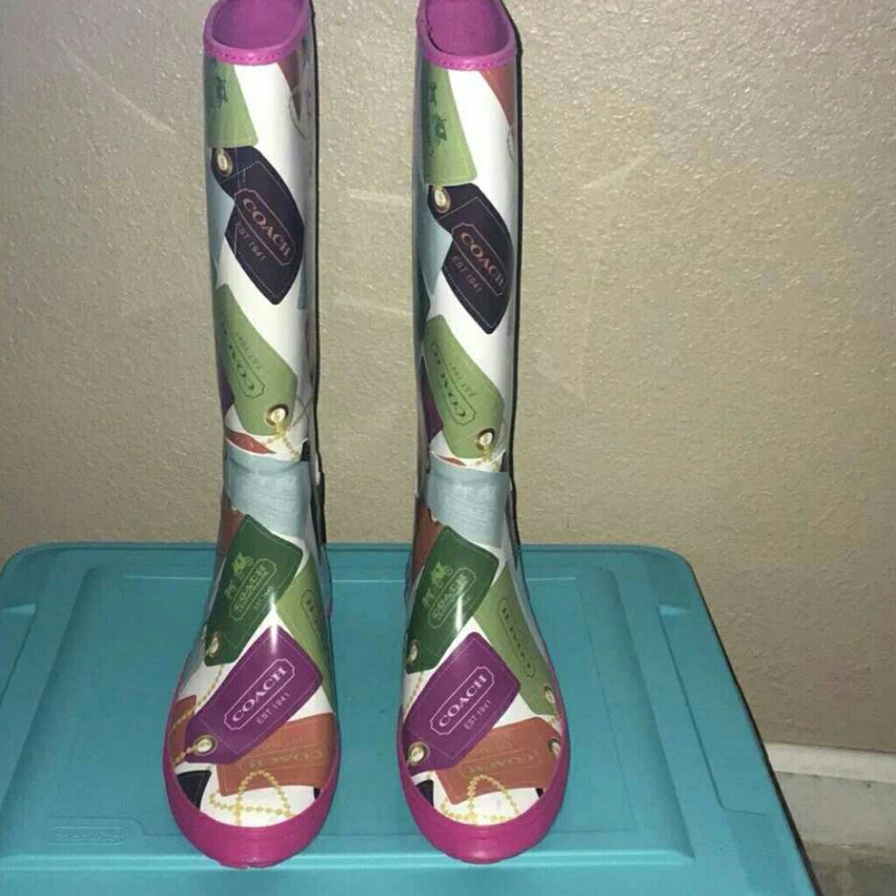 Coach Rain boots